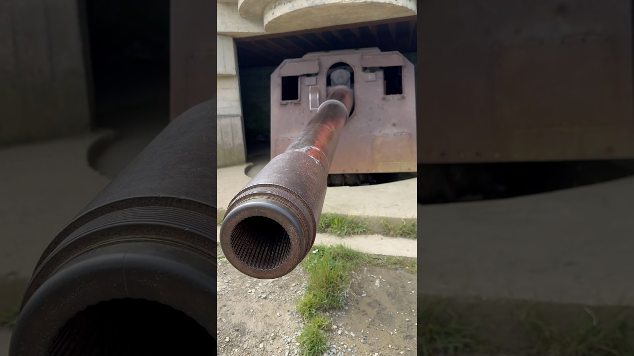 German Defences on D-Day - Longues sur Mer Battery Then and Now #thenandnow #dday