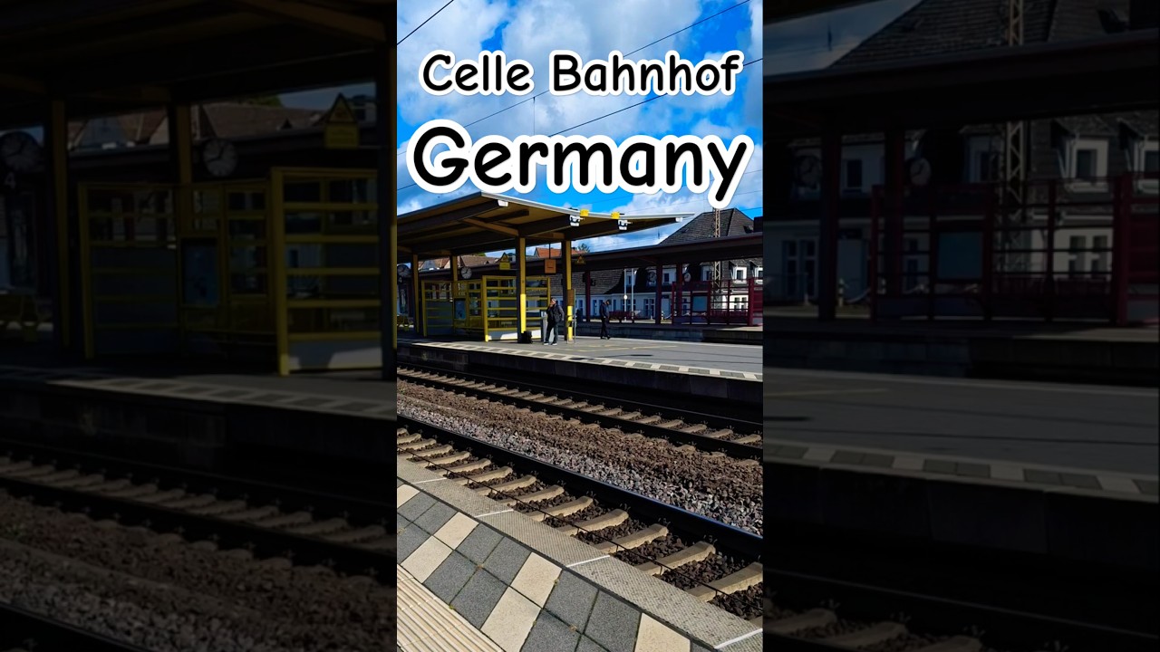 Celle Train Station! - Opened in 1847 - Travel Tales🚉 #travel #celle #germany #trainstation #bahnhof