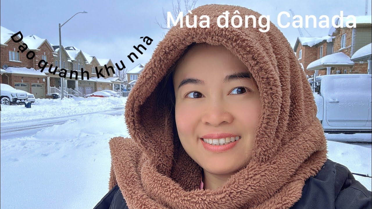 Buổi Sáng Mùa Đông Canada Tuyết Rơi Ngập Đường /Lan Đinh Torổnto!