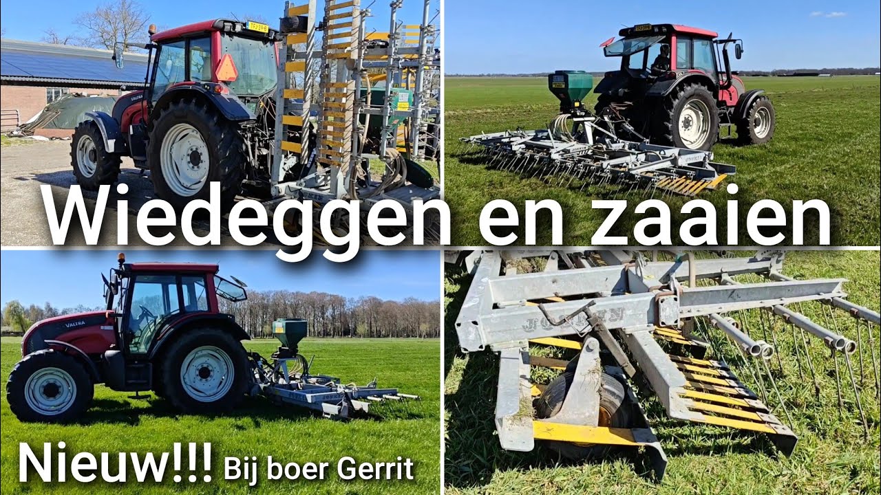Wiedeggen en doorzaaien in &eacute;&eacute;n werkgang | Boer Gerrit vlogt 