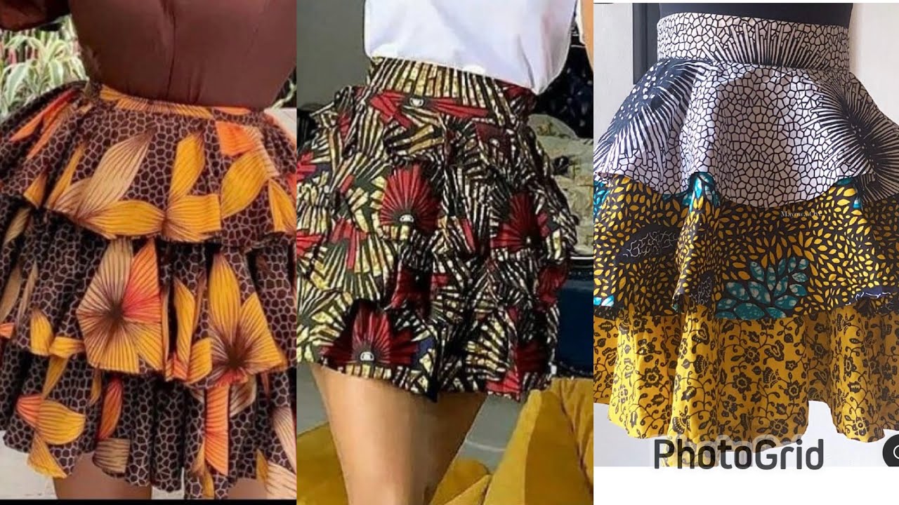 How to cut and sew a tiered/ruffled skirt with an inner short-beginners friendly