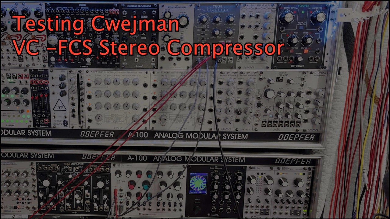 Testing Cwejman VC-FCS Stereo Compressor