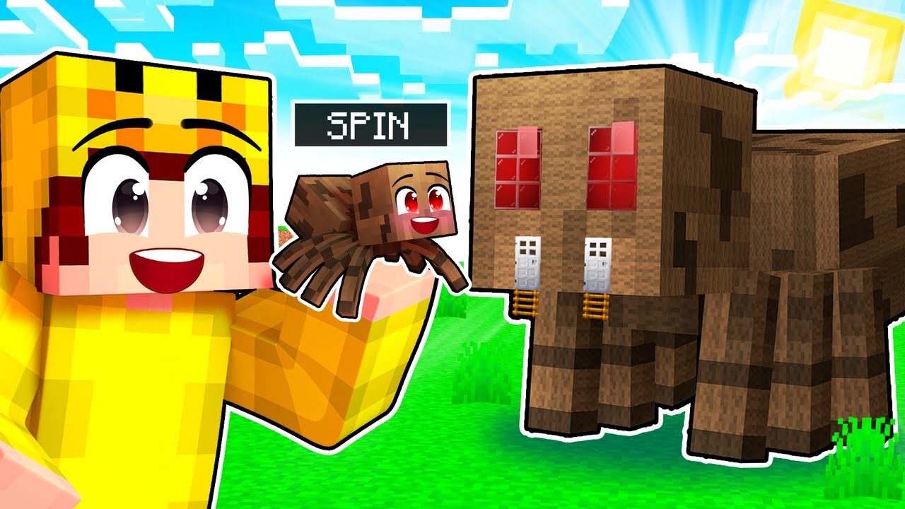 Mijn BABY SPIN's GEHEIME Minecraft BASIS!