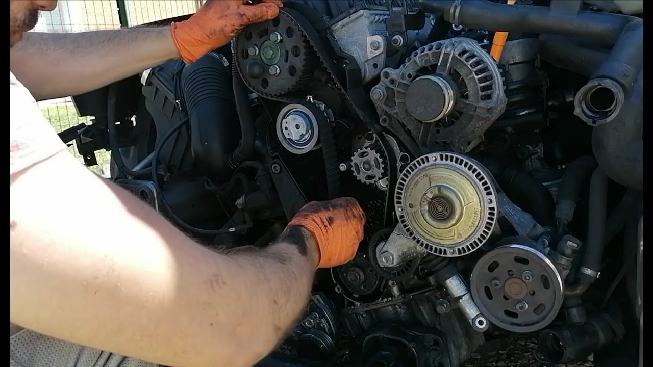 Remplacement kit distribution VW Passat B5.5 1.9 TDI/ Volkswagen Passat Timing Belt replacement
