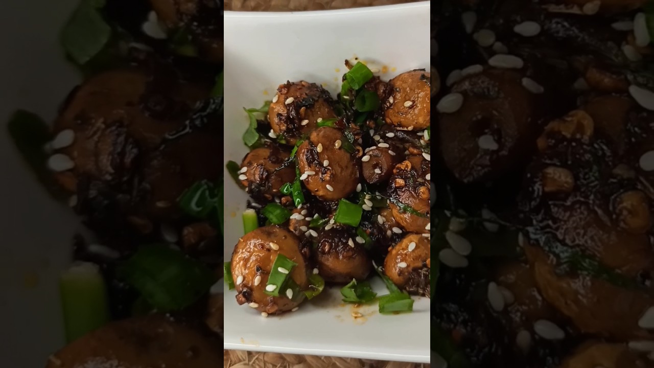 A perfect Starter or Quick Snack 🤤 Chilli Garlic Mushroom Recipe 