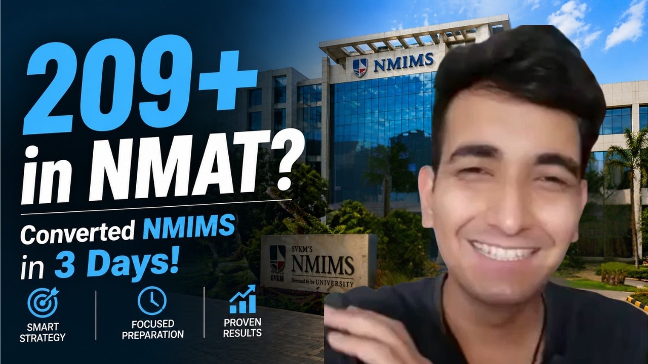 209+ in NMAT ? NMIMS Core is Now ON ! How Aryaman converted NMIMS with POST CAT PREP |  MBA Litmus