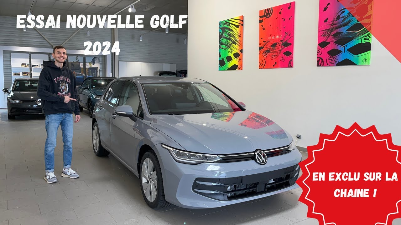 ESSAI GOLF 2024 : La première Golf restylée sur les routes en exclusivité ! 💥💥💥