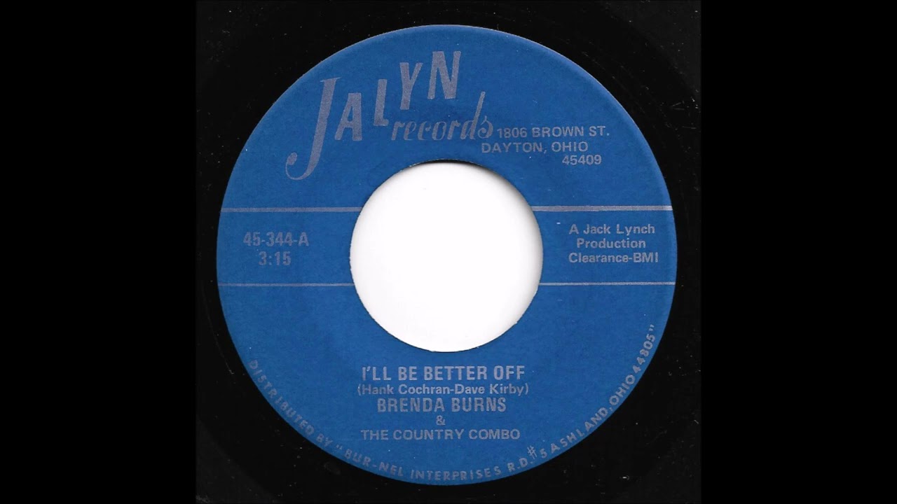 Brenda Burns & The Country Combo - I'll Be Better Off