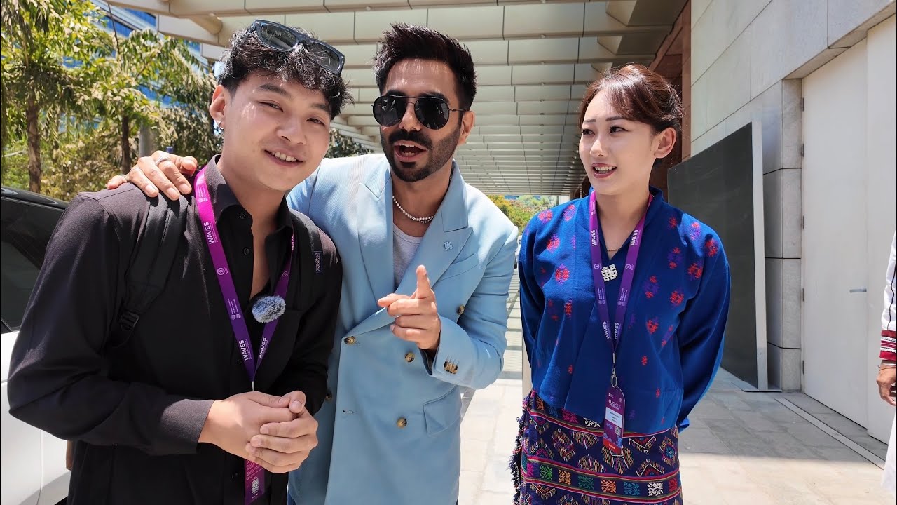 Met my favourite Nepali YouTuber @sabinbeest