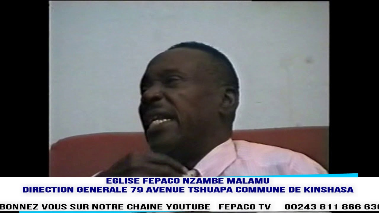 INTERVIEW DE L'APOTRE ALEXANDRE AIDINI ABALA. FONDATEUR DE L'EGLISE FEPACO.