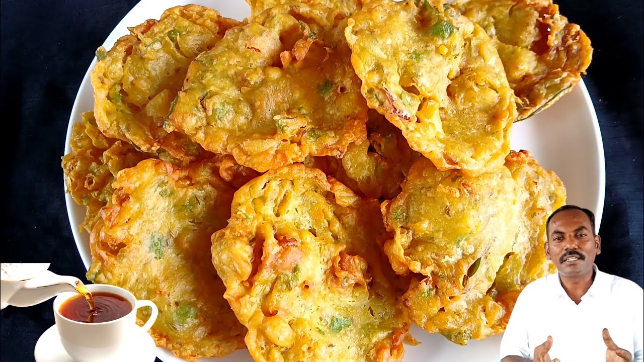 முதல் தடவை வடை போட்டாலும் ஈசியா வரும்🔥😋Thavala vadai receipe in tamil |tea kadai vadai evening snack