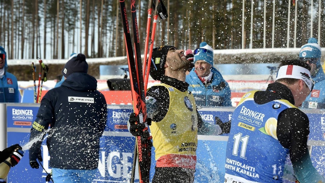 La dernière victoire en carrière de Martin Fourcade.