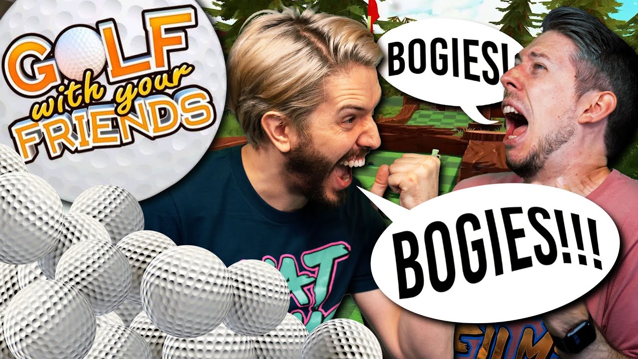 Playing BOGIES with our neighbours (Golf With Your Friends)