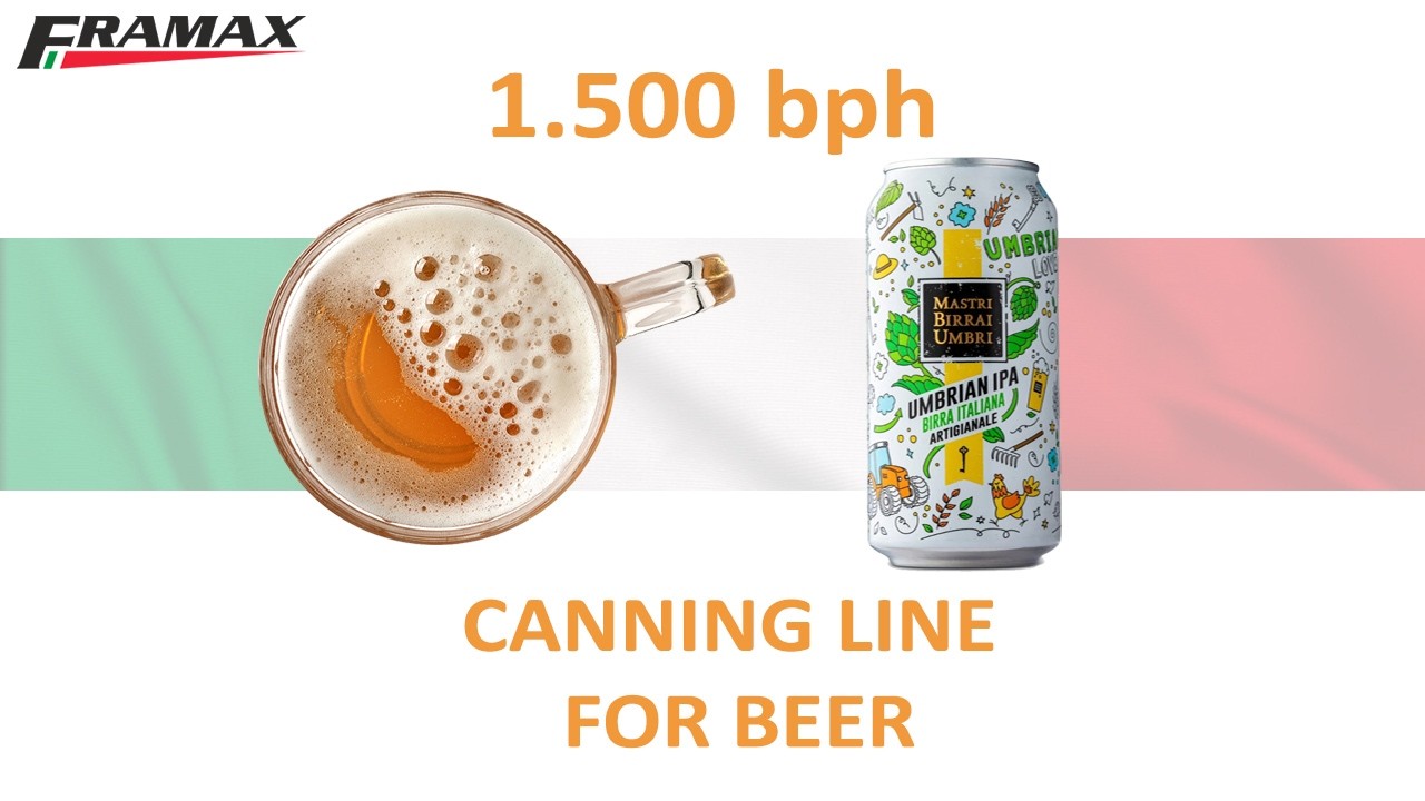 Automatic canning line for Beer, up to 1 500 canshour