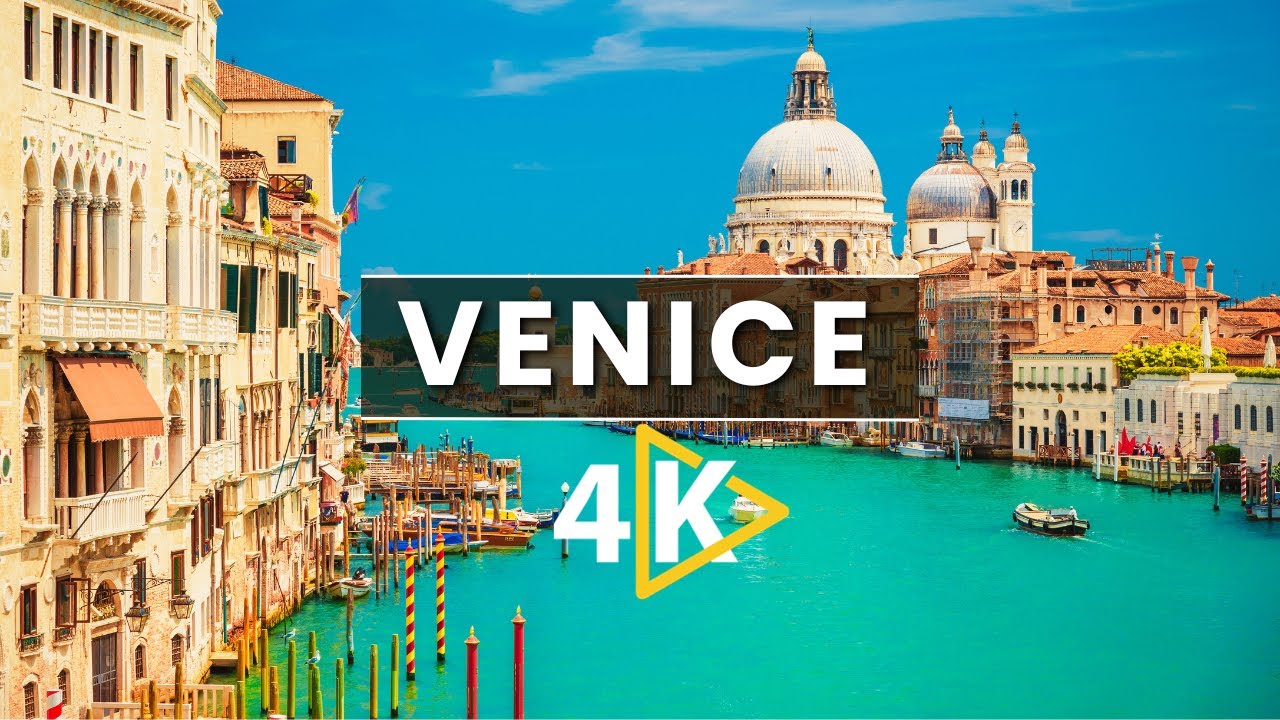 Venice, Italy 🇮🇹 in 4K ULTRA HD  Video |  Venice 4K drone view with Relaxing Music
