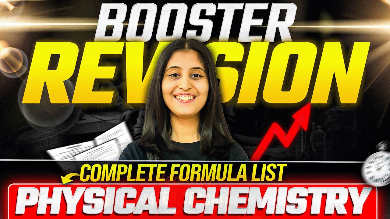 MHT-CET 2025 - Complete Physical Chemistry Formula List in 1 Hour 🔥| Vedantu Maharashtra |Soina Maam