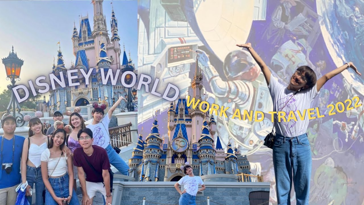 Work and Travel 2022 EP.13 พาเที่ยว Disney World, Florida🇺🇸  8 โมงเช้าถึงเที่ยงคืน- Sunny in USA✨