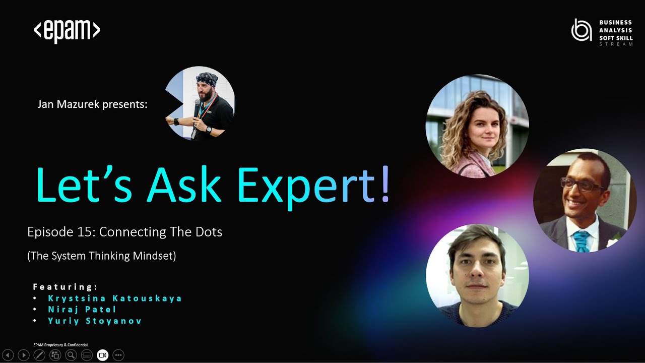 Let's Ask Expert! Episode 15: Connecting the Dots