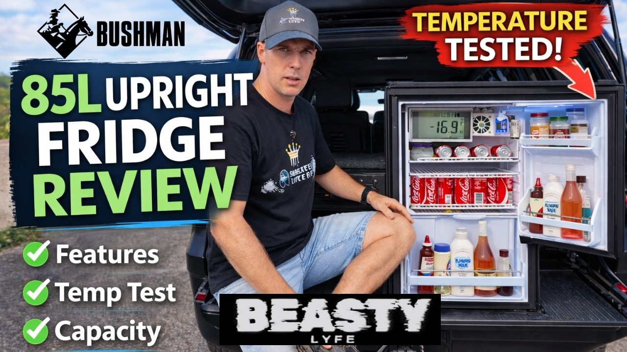 Bushman DC85-X Upright Fridge 85L FULL HONEST Review with FULL features, Pros/Cons and Tests Galore!
