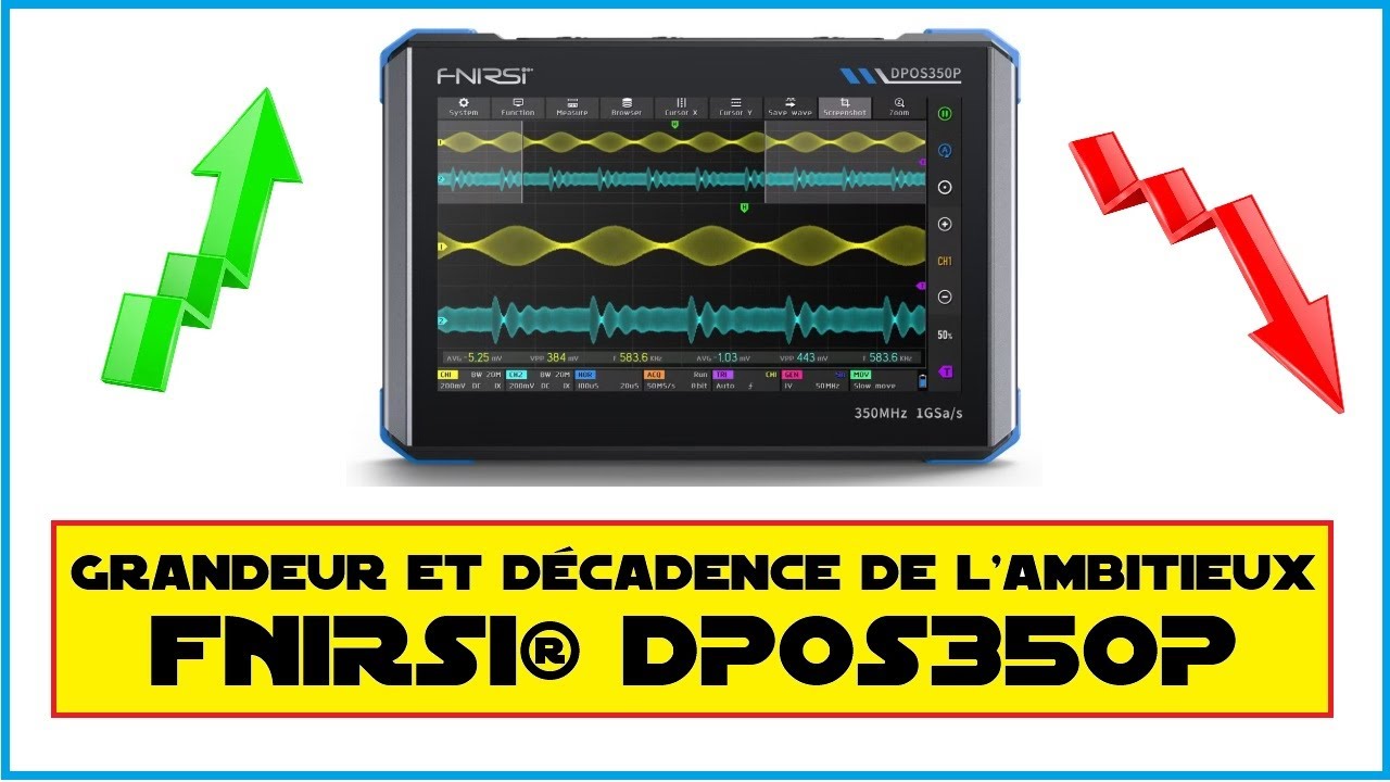 Cyrob : Grandeur et décadence de l'ambitieux FNIRSI® DPOS350P