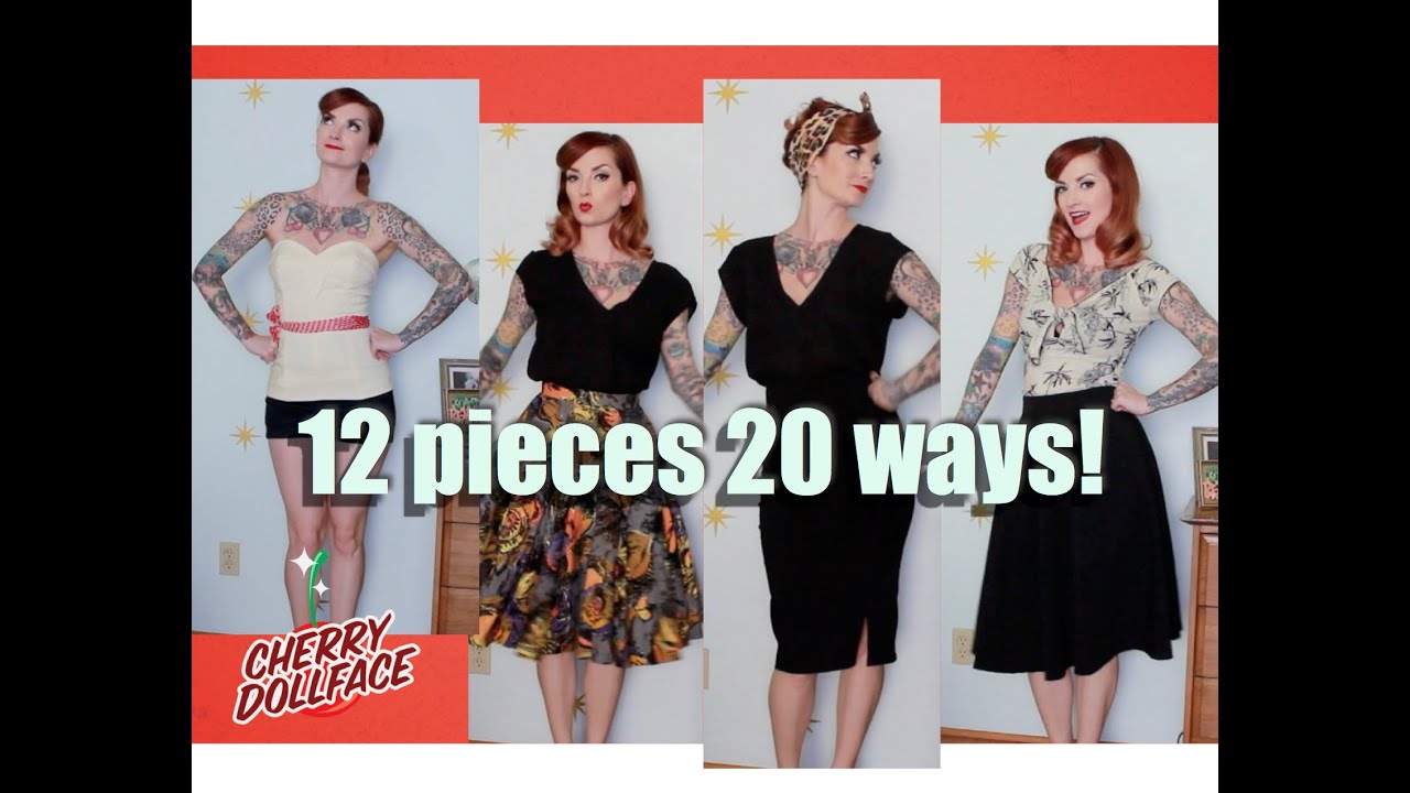 Lookbook: 12 Pinup Basics 20 Ways! CHERRY DOLLFACE