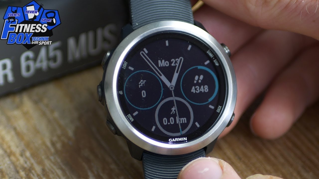 Garmin FORERUNNER 645 Music im Test: Das Menü im Detail & ALLE Einstellungen // Hands-On & Sensoren