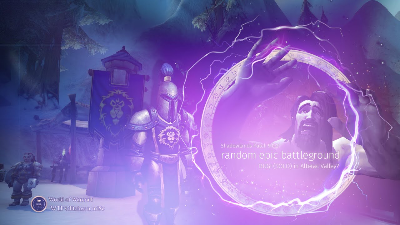 Random Epic Battleground BUG! (SOLO) in Alterac Valley?