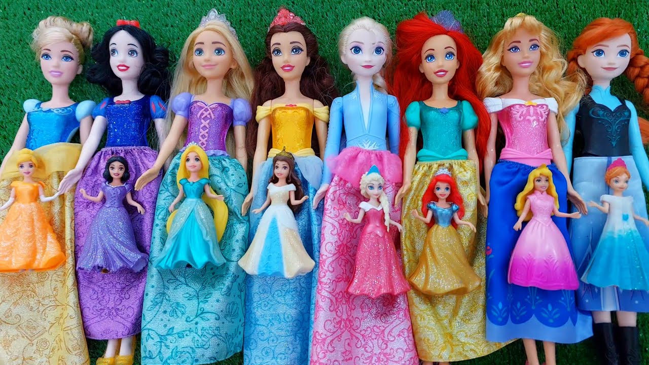Satisfying with Unboxing & Review Disney Princess Frozen ELSA & Jasmine Toys! ASMR Relaxing
