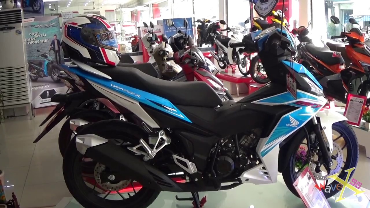 Honda Winner 150 Xanh Trắng - Supra GTR Blue - Walkaround