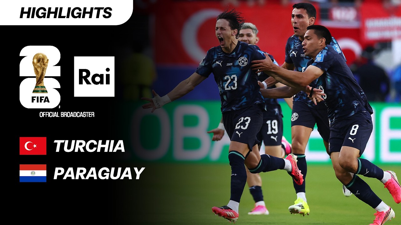 Turchia - Paraguay 0-1: Highlights | Mondiali di Calcio FIFA 2026