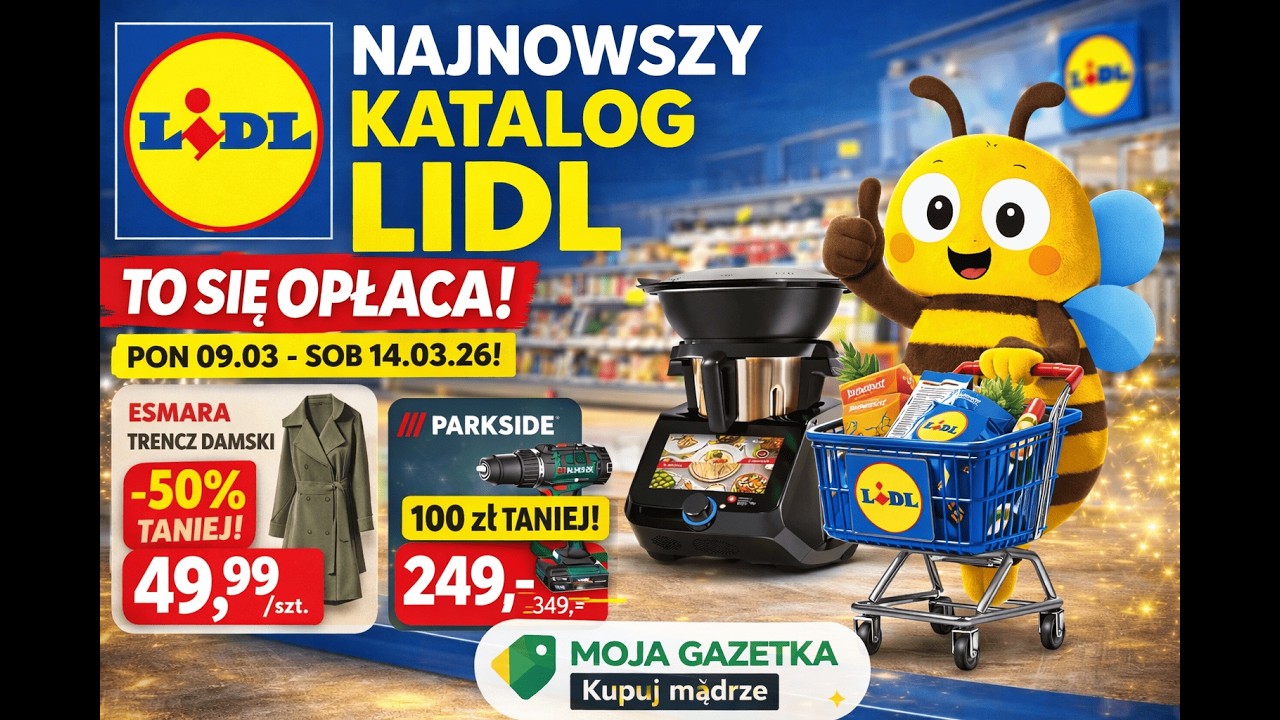 NAJNOWSZY katalog Lidl 🔥Ekspres aż 41% TANIEJ I 09.03 - 14.03