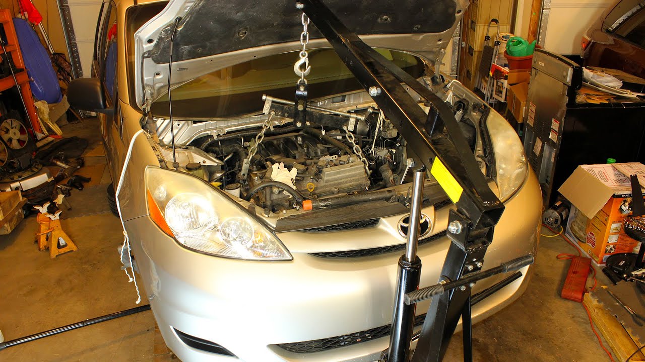 Toyota Sienna and RAV4 Engine Removal Swap - 3.5L 2GRFE - Dropping The Subframe (2007 - 2010)