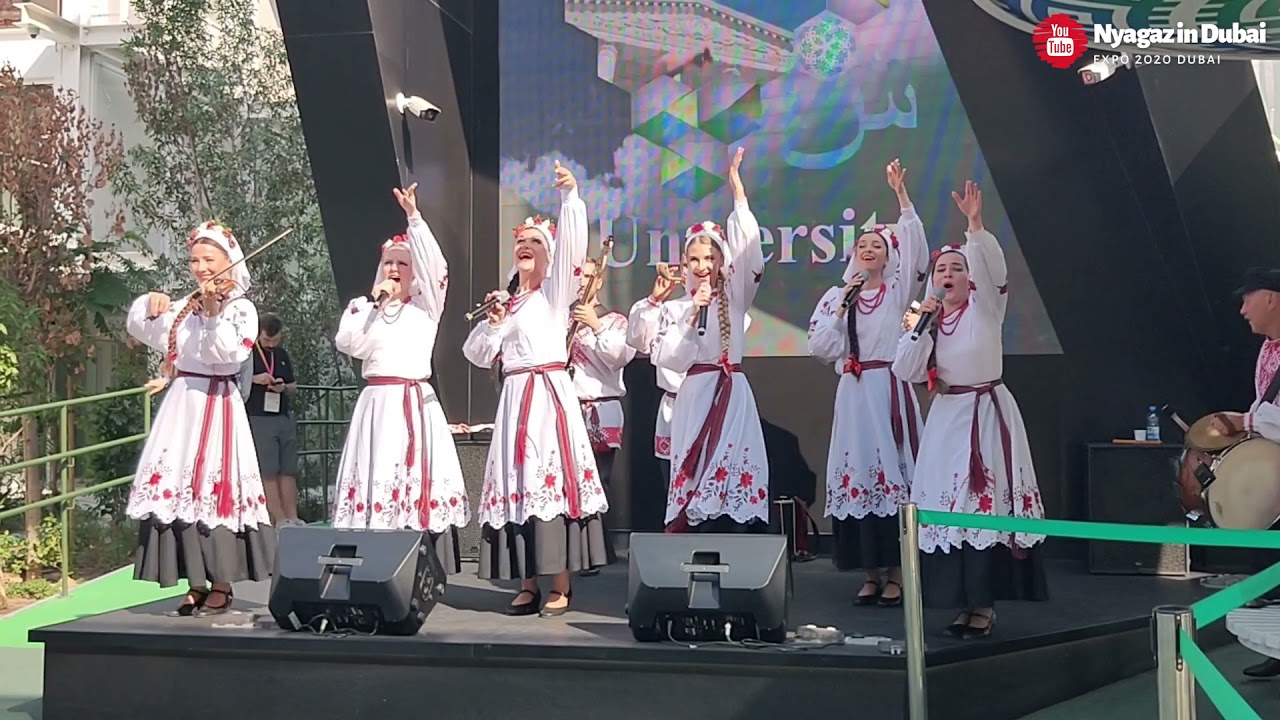 Belarus Pavilion🇧🇾 folk Music and Dance // Eastern Europe folk and dance group