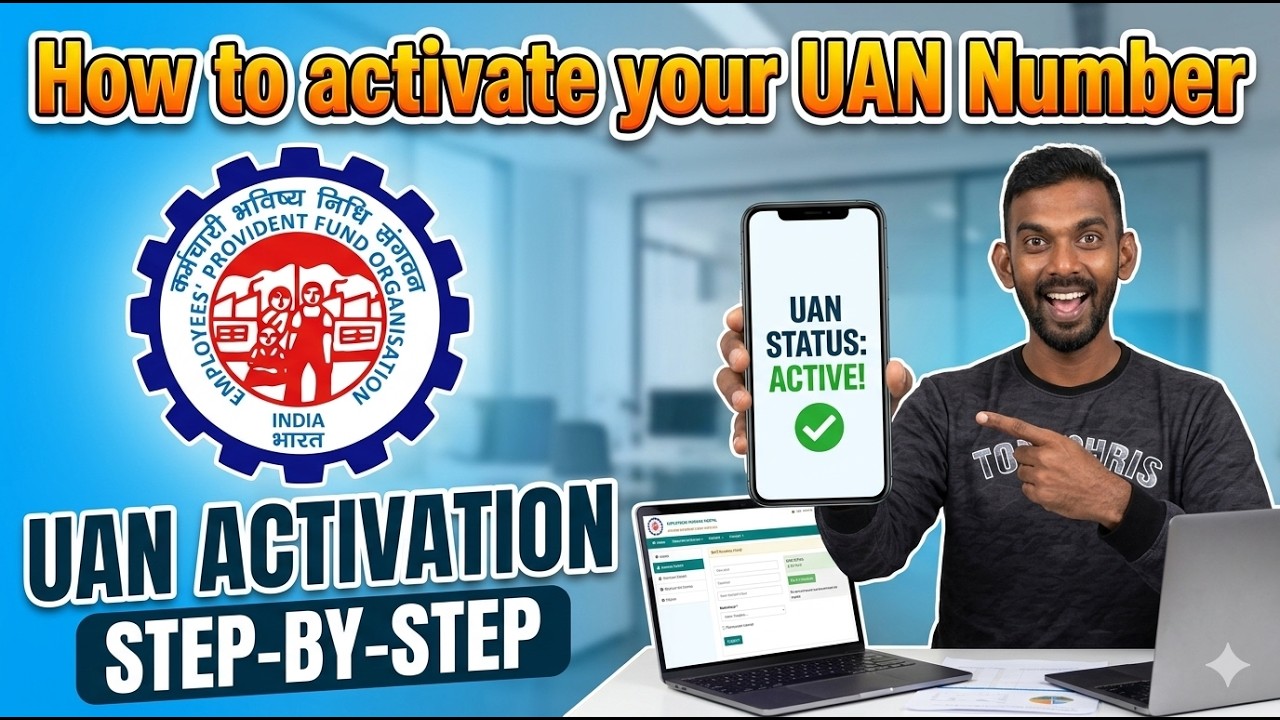 🔥 How to Activate UAN Number Online | EPFO UAN Activation Step-by-Step Guide 2026