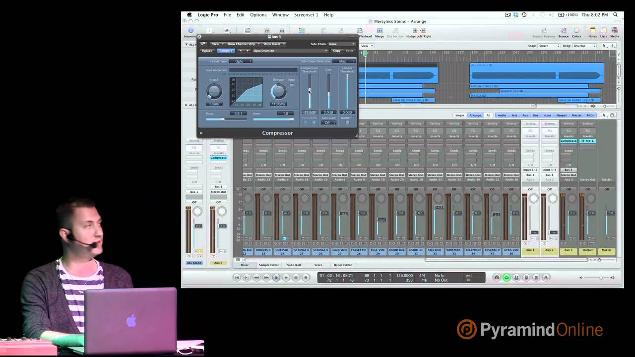 How to Produce Deep House with Fred Everything | Parallel Compression | Pyramind Elite Sessions