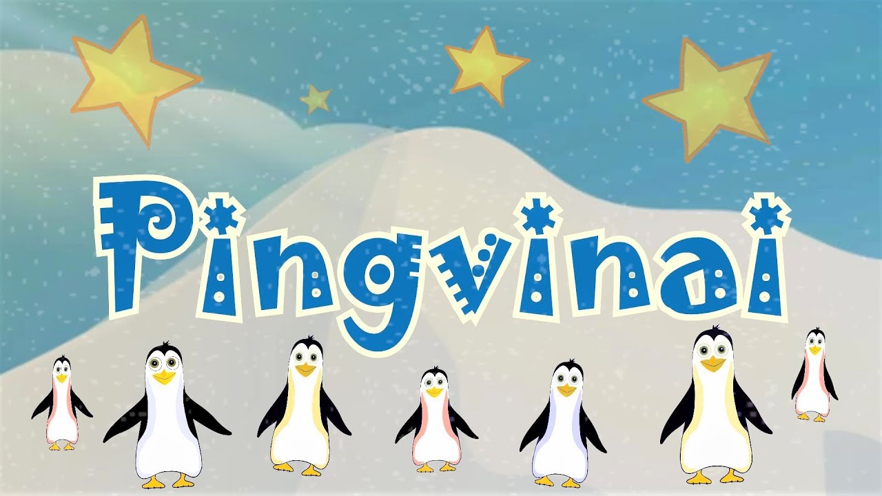 🐧Pingvinai🐧 🎄Dainos apie žiemą❄️