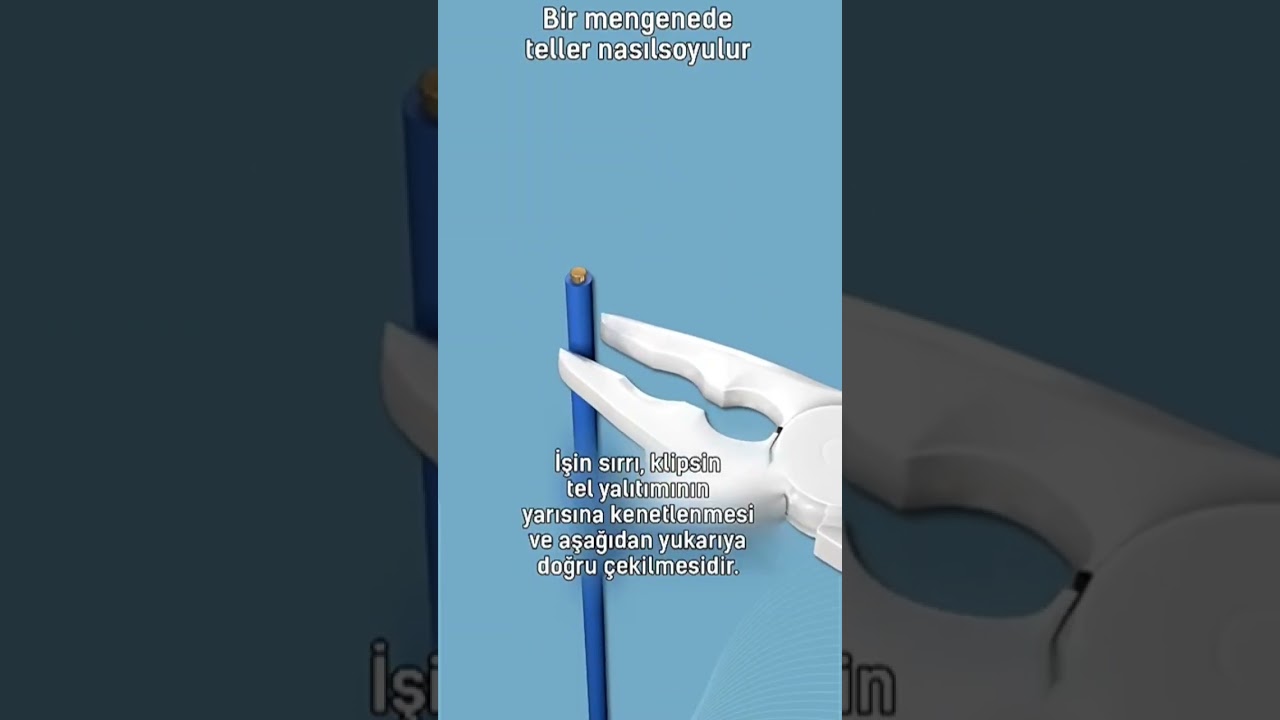 kablo sıyırma kablo soyma kablo ayırma pense nasıl kullanılır Elektrik Elektronik #elektrik