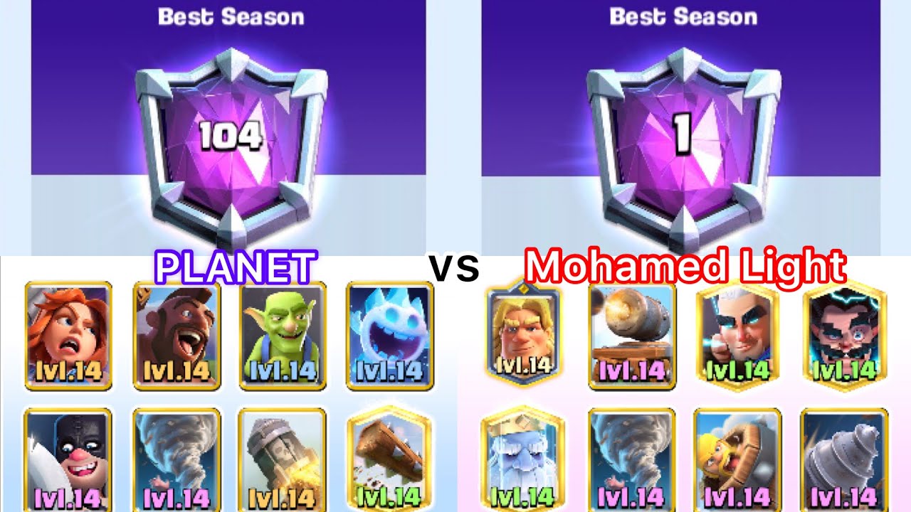 [Top 200] PLANET vs Mohamed Light - Clash Royale
