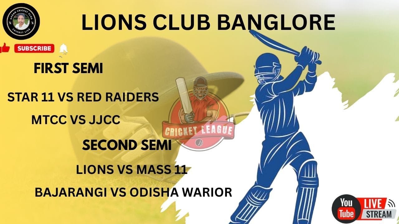 Lions Club Banglore Full Short Cricket Metch Live