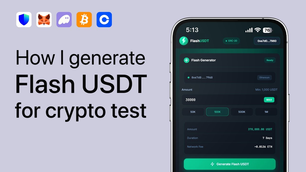 Flash USDT | How To Generate Flash USDT For Blockchain Experiment (Step-By-Step 2026 Guide)