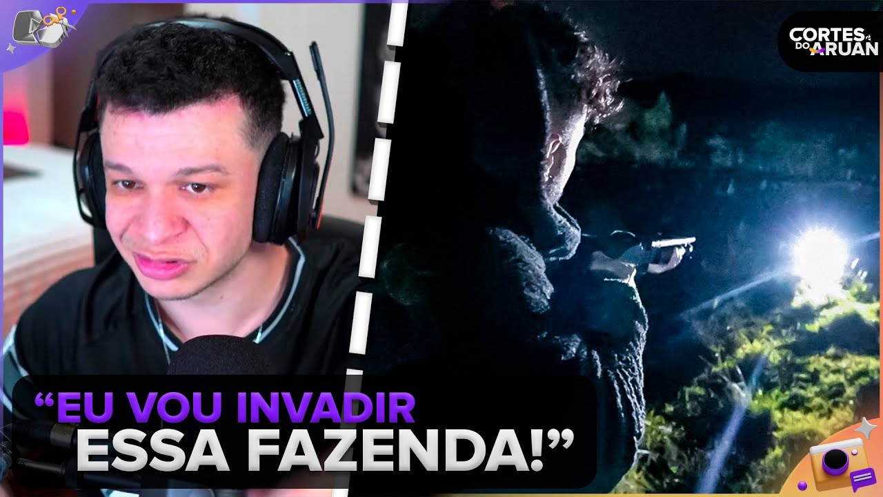 ARUAN REAGE: PASSEI UMA NOITE NA GUARITA DA FAZENDA E DEU RUIM (RENATO GARCIA) - Cortes do Aruan