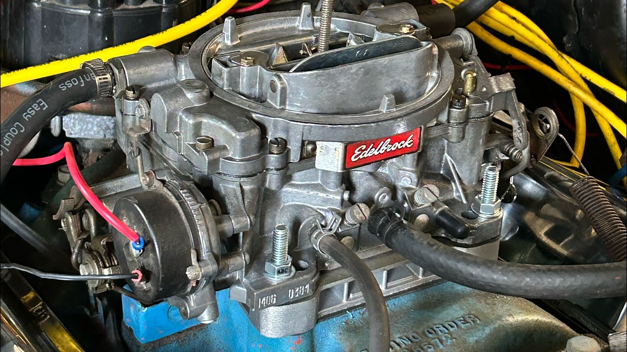 How to hook up electric choke wires on edelbrock carburetor