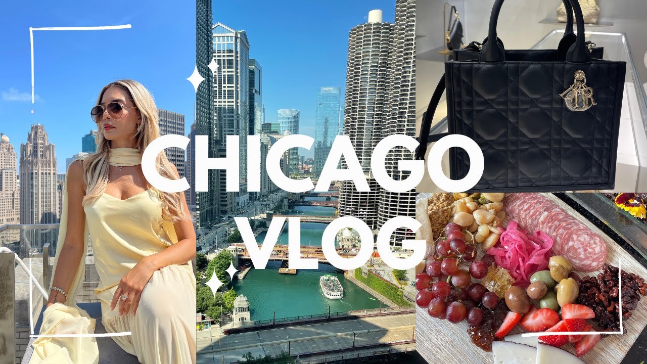 CHICAGO SUMMER VLOG | LUXURY SHOPPING ON THE FAMOUS MICHIGAN AVE, DIOR, THE REALREAL 🛍