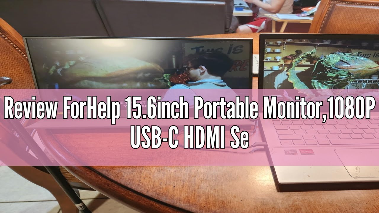 Review ForHelp 15.6inch Portable Monitor,1080P USB-C HDMI Second External Monitor for Laptop,PC,Mac