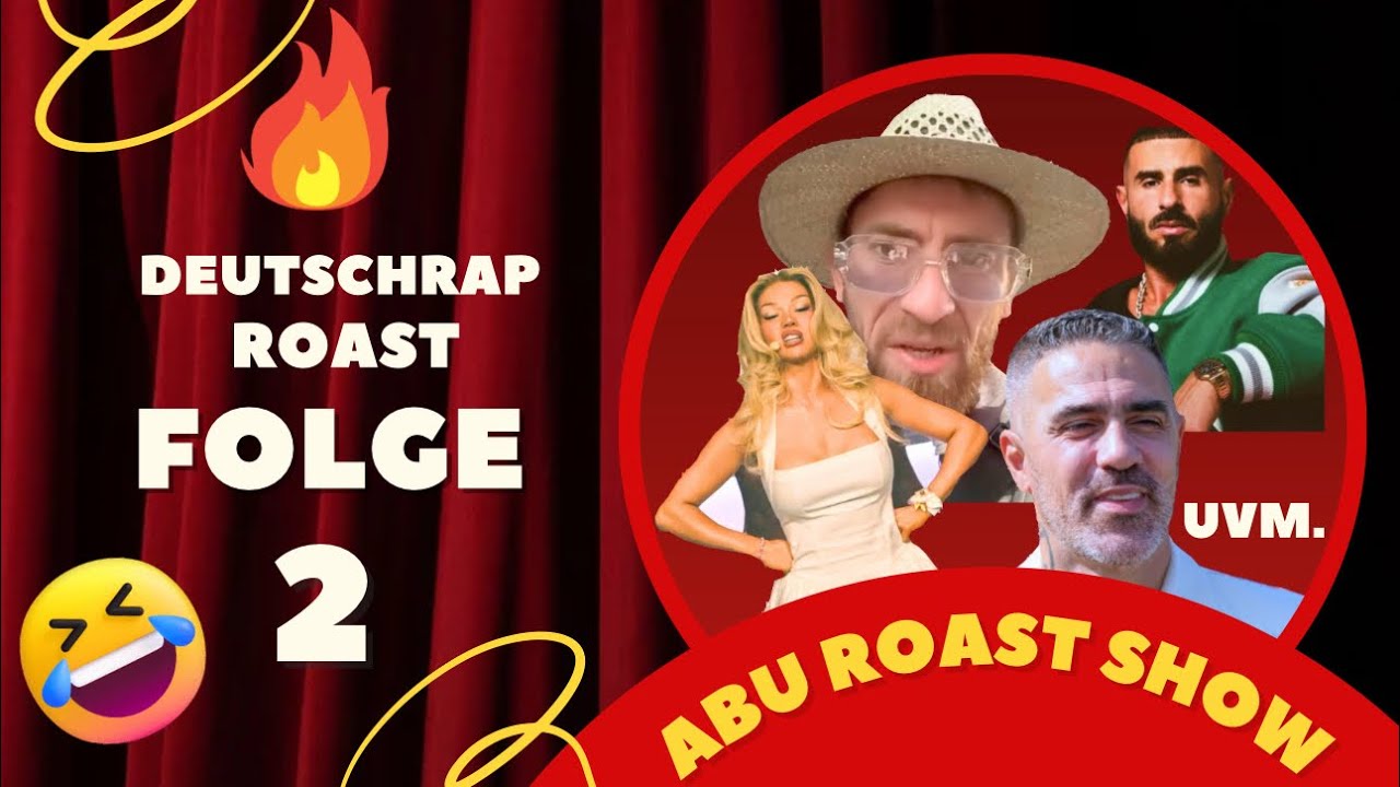 DEUTSCHRAP ROAST 🔥 FOLGE #2 🔥 mit MOIS, BUSHIDO, SHIRIN DAVID, SHINDY, FLER, uvm. 🤣
