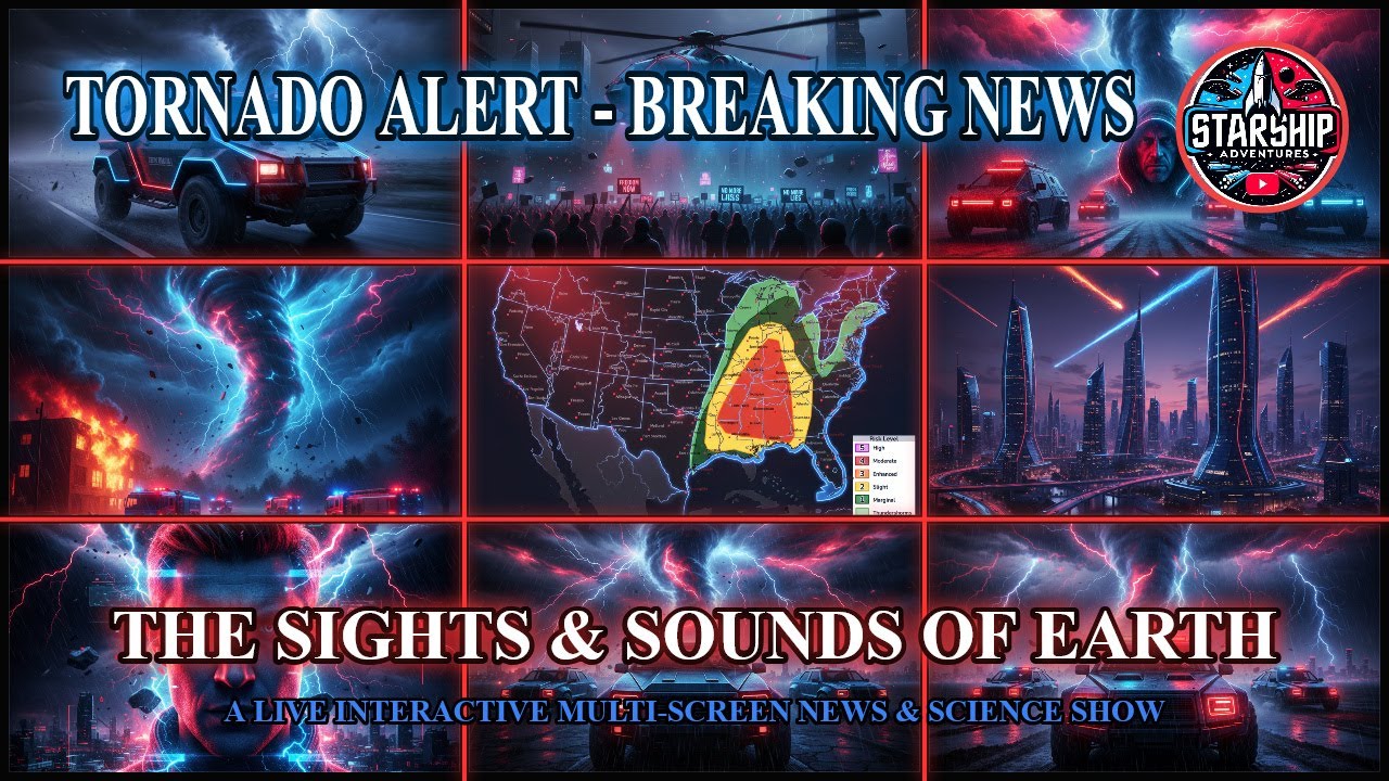 🔴TORNADO ALERT - LIVE Multiscreen Coverage + Live Views, Scanner Feeds, & Radar Analysis