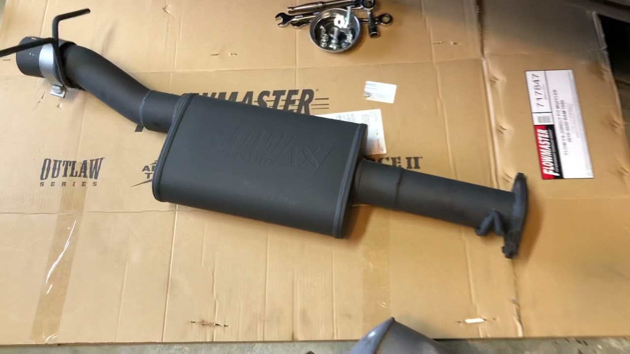 Junk muffler!!! Read description update! Flowmaster Flow FX muffler install 2020 Ram 5.7 1500