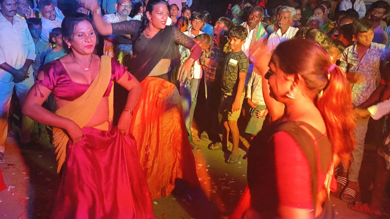 Latest Telugu hijra recording dance/Kadapa recording dance in festival/hot hijra recording dance