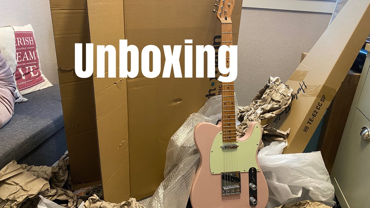 Harley Benton TE 62 SP unboxing