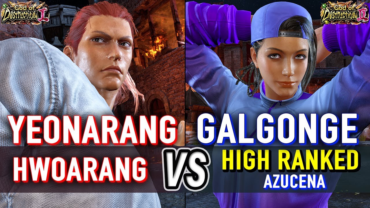 T8 🔥 YEONARANG (Hwoarang) vs GALGONGE (Azucena) 🔥 Tekken 8 High Level Gameplay